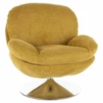 Fotel obrotowy BRIGITTE Brego - curry Brego 68