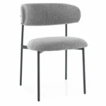 Krzesło tapicerowane ELTON - szary tap. 232