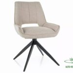 Krzesło obrotowe tapicerowane TELLO Bjorn - jasny beżowy