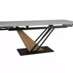 Stół rozkładany GENESIS 180/240x90 - biały/dąb