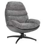 Fotel obrotowy GISELLE - szary