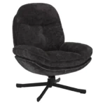 Fotel obrotowy HARPER - czarny