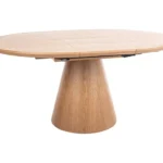 Stół okrągły rozkładany ANGEL II 120/160x120 - dąb