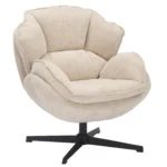 Fotel obrotowy BETTY - beżowy