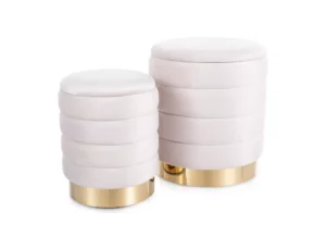 Puf Britta Velvet (zestaw)