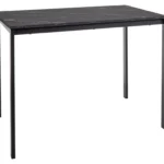 Stół MARIO 100x60 - czarny marmur/czarny