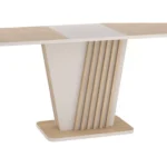 Stół rozkładany NEVIO 125/170x75 - dąb cremona torro/kaszmir