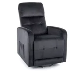 Fotel rozkładany pionizujący OTUS II Velvet - cappuccino Bluvel 38