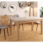 Stół rozkładany PRESTO 140/218x80 - kaszmir/dąb cremona torro