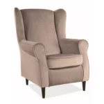 Fotel BARON Velvet - beżowy Bluvel 28