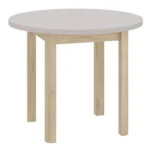 Stół okrągły ADAM 80 cm - kaszmir/dąb cremona torro