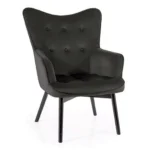 Fotel CARMEN Velvet - czarny Bluvel 19