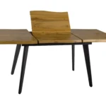Stół rozkładany FRESNO 150/210x90 - dąb artisan/czarny