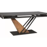 Stół rozkładany GENESIS 180/240x90 - czarny/jesion