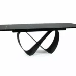 Stół rozkładany INFINITY Ceramic 160/240x95 - czarny