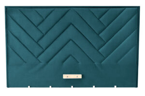 MODULO W1 łóżko 160 - wezgłowie ciemny zielony tap. Monolith 37 (1p=1szt)