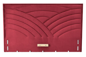MODULO W3 łóżko 160 - wezgłowie bordowy tap. Monolith 59 (1p=1szt)